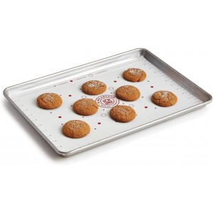 King Arthur Baking Company Cookie Mat, Oven Safe Silicone Reusable Baking Mat, For Precise Cookie Dough Spacing And Placement, Fits Half-Size Pans