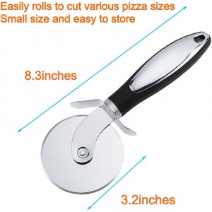 Pizza Peel 12 x 14inches, Pizza Paddle Pizza Spatula Shovel Pizza Cutter, Pizza Peel with Foldable Wood Handle, Aluminum Pizza Turner Peel Tools Making Accessories for Baking Pizza Bread