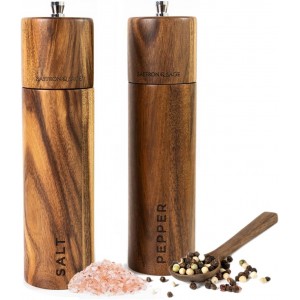 Saffron & Sage Premium Acacia Wood Salt ...