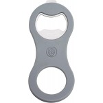 2 in 1 Magnetic Beer Bottle Opener for Refrigerator and RV with Cap Catcher, Soft Touch Silicone Surface Protect Fridge, Pop Can Soda Can Opener for Long Nails, Ideal Gift