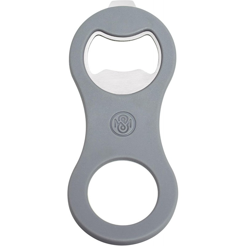 2 in 1 Magnetic Beer Bottle Opener for Refrigerator and RV with Cap Catcher, Soft Touch Silicone Surface Protect Fridge, Pop Can Soda Can Opener for Long Nails, Ideal Gift