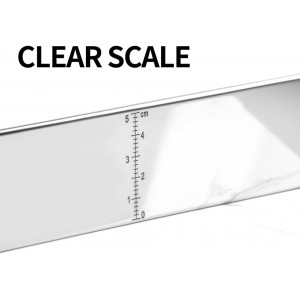 Guowall Extensible Stainless Steel Square Cake Mold Heavy Duty Adjustable Mousse Ring Rectangle Shaped Detachable Mousse Cake Cutter, Pastry DIY Baking Tool - 10 * 7in