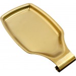 8.1 x 4.3 Inch Gold Square Spoon Rest, 304 Stainless Steel Utensil Holder Kitchen Spoon Rest, Cooking Utensils Holder for Stove Top Spatula Ladle, Dishwasher Safe