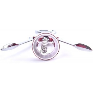 Bottle Opener 2Pcs Wine Opener Stainless Steel Red Wine Opener Wing Type Metal Corkscrew Wine Cork Remover 01