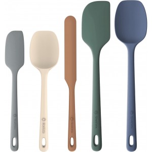 5 Pieces Silicone Spatula Set, Food Grad...