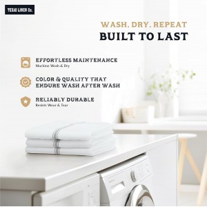 TEXAS LINEN CO. Cotton Kitchen Towels 12 Pack - 15 x 25 Inches - Highly Absorbent Dish Towels for Kitchen Drying, Soft Durable Reusable Quick Dry Tea, Kitchen and Dish Cloths Set - Grey Stripe