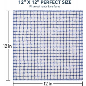 Egles 16 Packs Kitchen Dishcloths 12x12 Inches 100% Cotton Kitchen Dish Cloths for Washing Dishes Scrubbing Wash Cloths Dish Towels Sets (Mix Color)