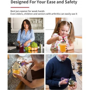 CYDW Mason Jar Opener Tool with No Lid Dents or Damage, Can Opener Manual Multi-Purpose, Easy Twist Manual Handheld Top Remover Utensil, Canning Supplies Tools and Bottle Opener, Made For Lifetime