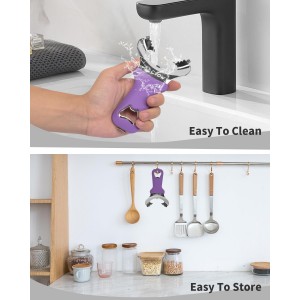 CYDW Mason Jar Opener Tool with No Lid Dents or Damage, Can Opener Manual Multi-Purpose, Easy Twist Manual Handheld Top Remover Utensil, Canning Supplies Tools and Bottle Opener, Made For Lifetime