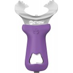 CYDW Mason Jar Opener Tool with No Lid Dents or Damage, Can Opener Manual Multi-Purpose, Easy Twist Manual Handheld Top Remover Utensil, Canning Supplies Tools and Bottle Opener, Made For Lifetime