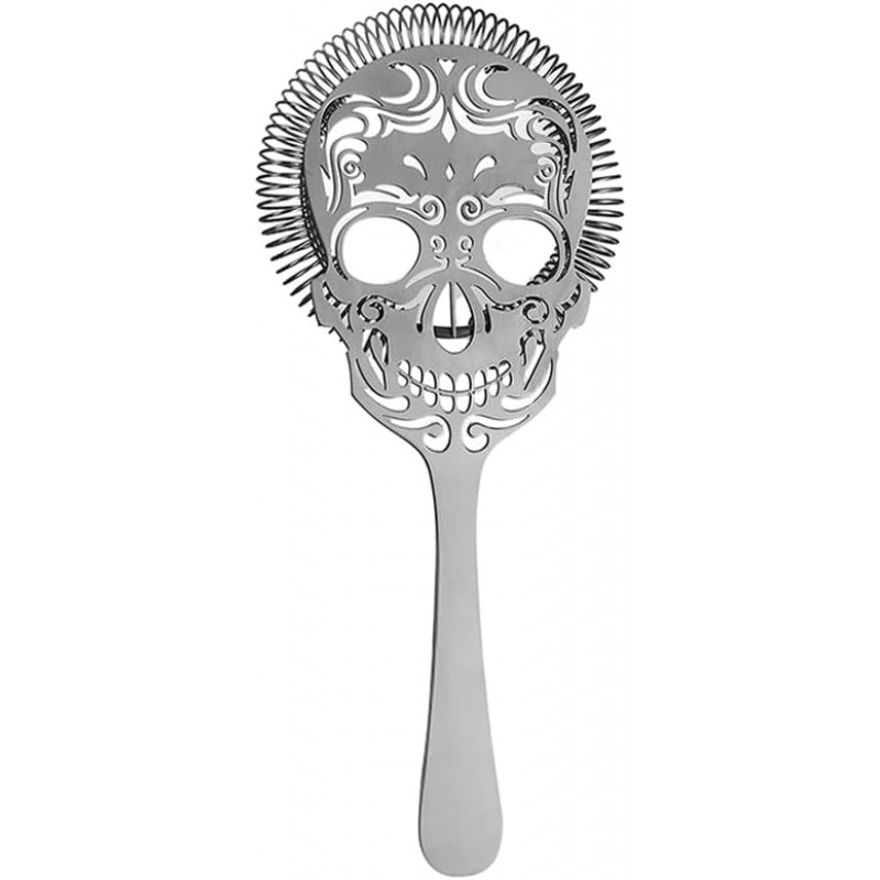 Skull Cocktail Strainer Bar Strainer with Handle