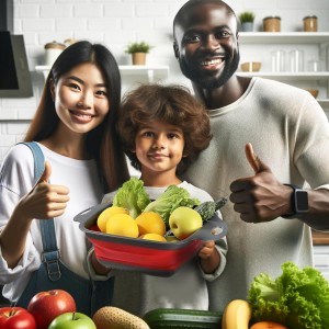 Square Collapsible Colander with Handles – Red Square Silicone Kitchen Strainers with Plastic Handles Foldable Kitchen Strainer Perfect for Draining Pasta Vegetable and Fruit Red