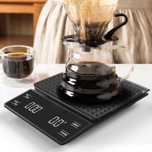 Digital Coffee Scale with Timer 3kg/0.1g High Precision Espresso Scale Tare Function for Pour Over Maker Brew