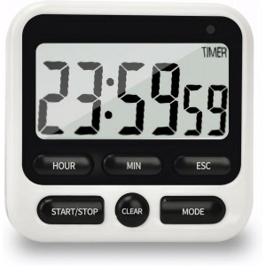 Digital Kitchen Timer 24 Hour Clock and ...