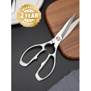 Kitchen Scissors, Forged Stainless Steel Heavy Duty Kitchen Shears, Dishwasher Safe Cooking Scissors for Meat, Poultry & Vegetables