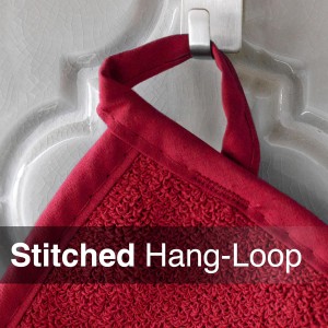 RITZ Terry Potholder & Hot Pad: Unparalleled Heat Resistant, Durable 100% Cotton – Ergonomically Designed for Optimal Grip – Easy-Care Machine Washable – 4-Pack, Paprika Red