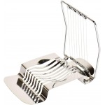 Egg Slicer for Hard Boiled Eggs Heavy Duty Metal Egg Cutter Stainless Steel Wire Quickly for Eggs Salads Sandwiches