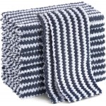 Homaxy 12 Pack Kitchen Dish Cloths, Ultra Soft and Absorbent Dish Towels, Reusable Fast Drying Microfiber Cleaning Cloth, Coral Velvet Wave Design No-lint, 10 x 10 inches, Dark Grey