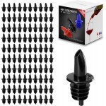 Esatto 100 Piece Plastic Bottle Pourer - Versatile Drink and Alcohol Pourer Spout - Easy Install, Durable, Professional Bar Tool