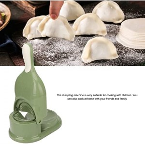 2-in-1 Plastic Dumpling Maker and Wrapper, Green Dough Press Mold Tool for Homemade Dumplings, Wontons, Pastries, Kitchen Gadget