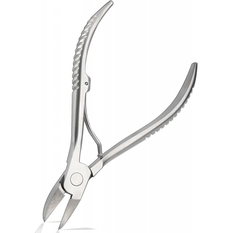 Heavy Duty Podiatrist Toenail Clippers for Thick and Ingrown Nails, Hand Forged Stainless Steel Toe Nail Clippers for Men Women Seniors