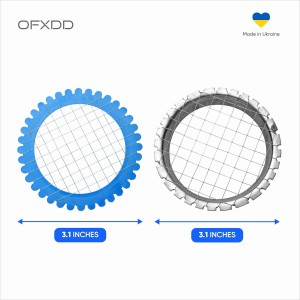 Egg Dicer for Hard Boiled Eggs - Wire Egg Salad Chopper Grid - Metal & Plastic Potato, Carrot & Egg Cutter, Set of 3 - Manual Grid for Salads, Appetizers and Sandwiches