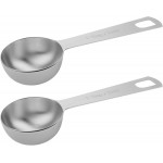 2PCS 1tbsp (3tsp, 15ml, 1/2oz) Single Measuring Spoon, Stainless Steel Individual Teaspoons Only
