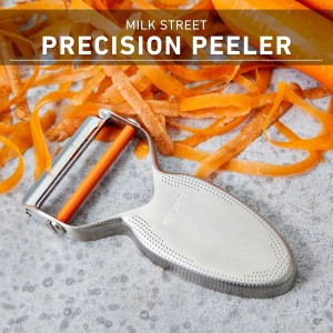 Milk Street Precision Peeler – Stainless Steel Vegetable Peeler with Replaceable Blades, Durable & Dishwasher Safe Potato Peeler for Effortless Veggie Prep