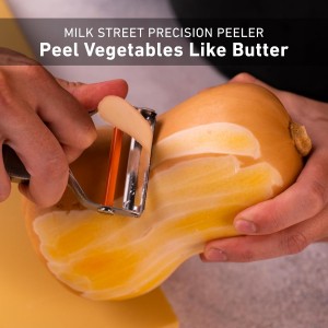 Milk Street Precision Peeler – Stainless Steel Vegetable Peeler with Replaceable Blades, Durable & Dishwasher Safe Potato Peeler for Effortless Veggie Prep