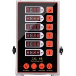 6 Channel Digital Commercial Kitchen Timer Cooking Reminder Loud Ring Alarm