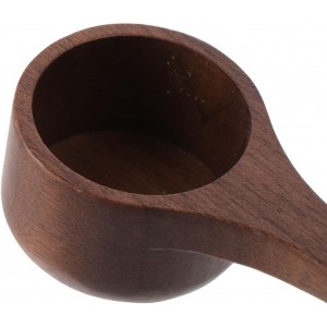 Walnut Wooden Coffee Spoon with Long Handle, Coffee Scoop Measuring for Coffee Beans, Whole Beans Ground Beans or Tea, Home Kitchen Tools Utensils - 10g
