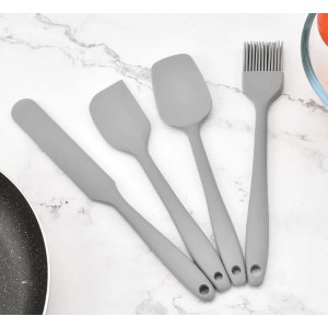 Seido 15-Piece Silicone Kitchen Utensil Set with Stainless Steel Handles, Heat-Resistant Cooking Tools