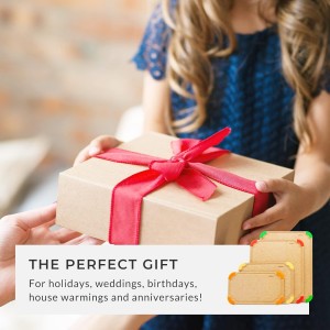 Elihome Premium Series Color Code Wood Fiber Dishwasher Safe Cutting board for Kitchen, Food Icon, Juice Grooves, Non-Porous, Non-slip Feet,Made in USA, X-Large 19 x 14 x 1/4