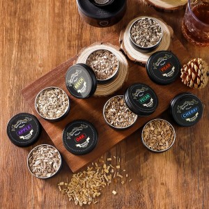 Electric Whiskey Smoker Kit with Torch, Home Bar Gift for Whiskey Lover, 6 Wood Chips – Infuse Rich Smoky Flavors in Bourbon Old Fashioned & Cocktails, Birthday Gifts for Him, Husband (Without Butane)