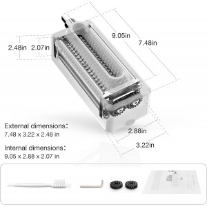 Electric Meat Tenderizer for All KitchenAid and Cuisinart Household Stand Mixers, Mixers Accesssories for Kitchen Aid Attachment, Tenderize Meat More Smoothly and Effortless, Dishwasher Safe, White