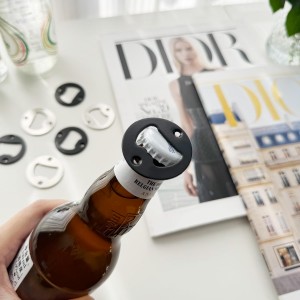 Bottle Opener Insert - 20 Sets Stainless Steel Inserts Kit with Screws Screwdriver for DIY Resin Mould Kit Hardware Parts Supply（black)