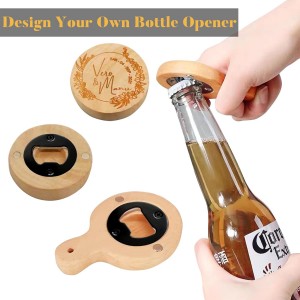 Bottle Opener Insert - 20 Sets Stainless Steel Inserts Kit with Screws Screwdriver for DIY Resin Mould Kit Hardware Parts Supply（black)