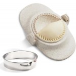 Dumpling Maker Set with Dough Cutter and Empanada Press Mold - Effortlessly Make Perfect Dumplings, Calzones, Pierogi, Chinese Turnovers (3