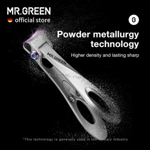 MR.GREEN Nail Clippers Wide Jaw Opening Stainless Steel Fingernail Clipper Thick Hard Toenail Cutter Manicure Scissors Tools (Nail Clipper (Large))