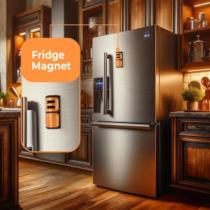 Orange Ninja Mini Knife Sharpener - Coarse & Fine Blade Sharpener, Sharpening System- Knife Sharpeners for Kitchen Knives, Pocket Kitchen Knives Sharpeners with Bottle Opener & Fridge Attachment