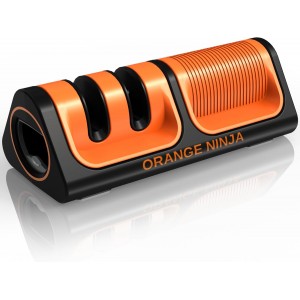 Orange Ninja Mini Knife Sharpener - Coar...