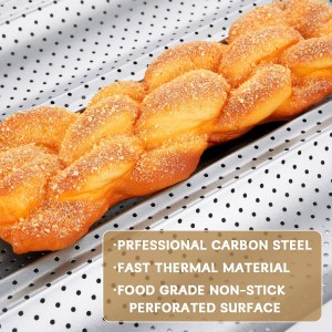 3 Pack Nonstick French Baguette Bread Pan 15