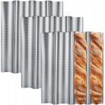 3 Pack Nonstick French Baguette Bread Pan 15
