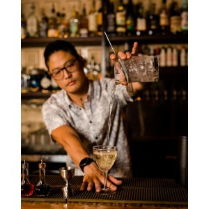 Bull in China Antique Style Hawthorne Antique Brass | Bar Hand Strainer | Cocktail Strainer | Sieve for Bartending | Mixing Glass Strainer