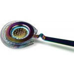 Bull in China Antique Style Hawthorne Rainbow Chrome | Bar Hand Strainer | Cocktail Strainer | Sieve for Bartending | Mixing Glass Strainer