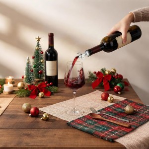 QPIX DIGITAL Liquor Bottle Pourers Auto Flip Olive Oil Spouts Weighted Stainless Steel Alcohol Dispenser Liquor Pour Spouts for Bottles Olive Oil Pourer with Funnel & Brush Pack of 4 Silver