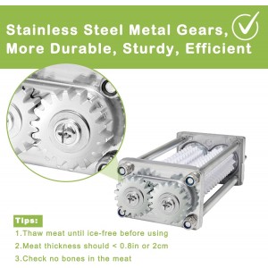 Electric Meat Tenderizer Attachment for All KitchenAid Stand Mixers, KitchenAid Attachment, Steak Tenderizer Meat Cuber Accesssories with Stainless Steel Gears, Meat Tenderizer Tool