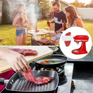 Electric Meat Tenderizer Attachment for All KitchenAid Stand Mixers, KitchenAid Attachment, Steak Tenderizer Meat Cuber Accesssories with Stainless Steel Gears, Meat Tenderizer Tool