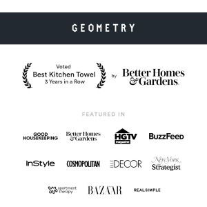 GEOMETRY Kitchen Dish Cloths - Quick Dry Dishcloths for Kitchen - Premium Dish Rags with Geoweave - 3-Pack Set Night Reeds