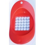 1 PCS Egg Chopper Egg Slicer Fruit Salads Cuter Potato Cutter Hard Boiled Egg Slicers Fruit Cube,Vegetable Slicer,Onion Mincer Chopper, Vegetable Chopper,Cutter,Dicer - Pack of 1 grid 0.5 inch,RED